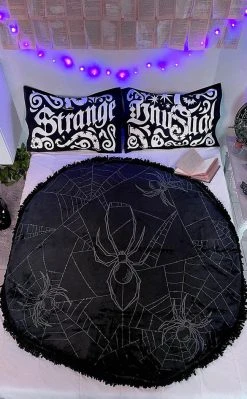 Killstar Spyder Round Blanket