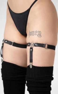 Killstar Accessories Star Strapped Garters