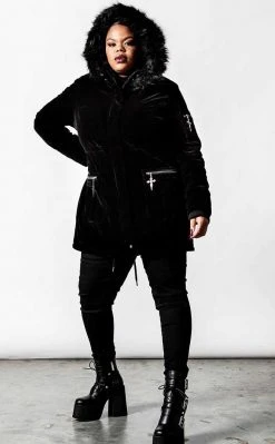 Killstar Clothing Stormy Daze Parka Jacket