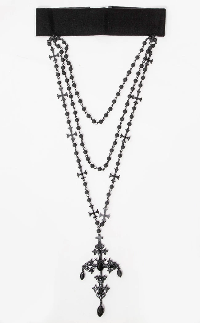 Killstar Chokers Summon The Night Choker | Black 5 Killstar Chokers Summon The Night Choker | Black