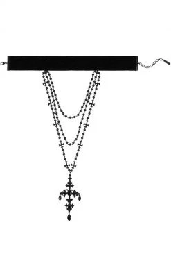 Killstar Chokers Summon The Night Choker | Black 9 Killstar Chokers Summon The Night Choker | Black