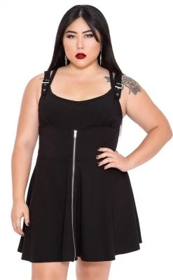 Killstar Clothing Suspend Me Statement Skirt