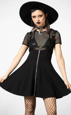 Killstar Clothing Suspend Me Statement Skirt