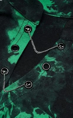 Punk Rave Swamp Witch Transformer Top Clothing