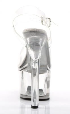 Pleaser TIPJAR-708-5 Clear Heels Pole Shoes