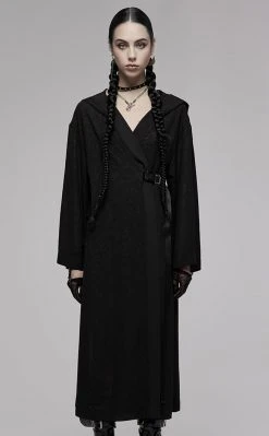 Punk Rave Tabitha Belted Cloak Clothing