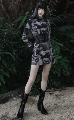 Punk Rave Tabloid Fodder Dress