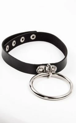 Cold Black Heart The Big O Choker Black