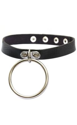 Cold Black Heart The Big O Choker Black