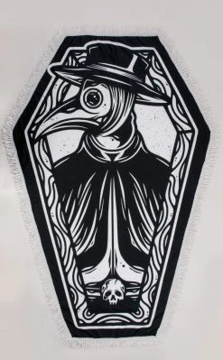 Drop Dead Gorgeous The Cure Coffin Towel Home & Gifts