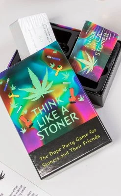 420 Home & Gifts Think Like A Stoner Card Game