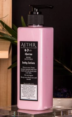 Aether Beauty Thorns Rose Scented Vegan Body Lotion