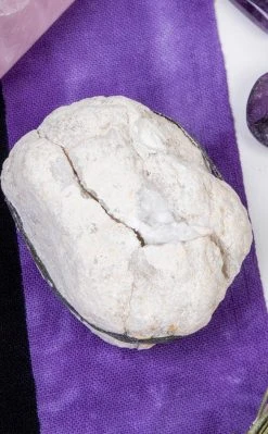 Crystals Thunder Egg Crystal Geode | Clear Calcite-Large 7 Crystals Thunder Egg Crystal Geode | Clear Calcite-Large