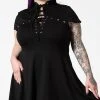 Killstar Tied Up Skater Dress