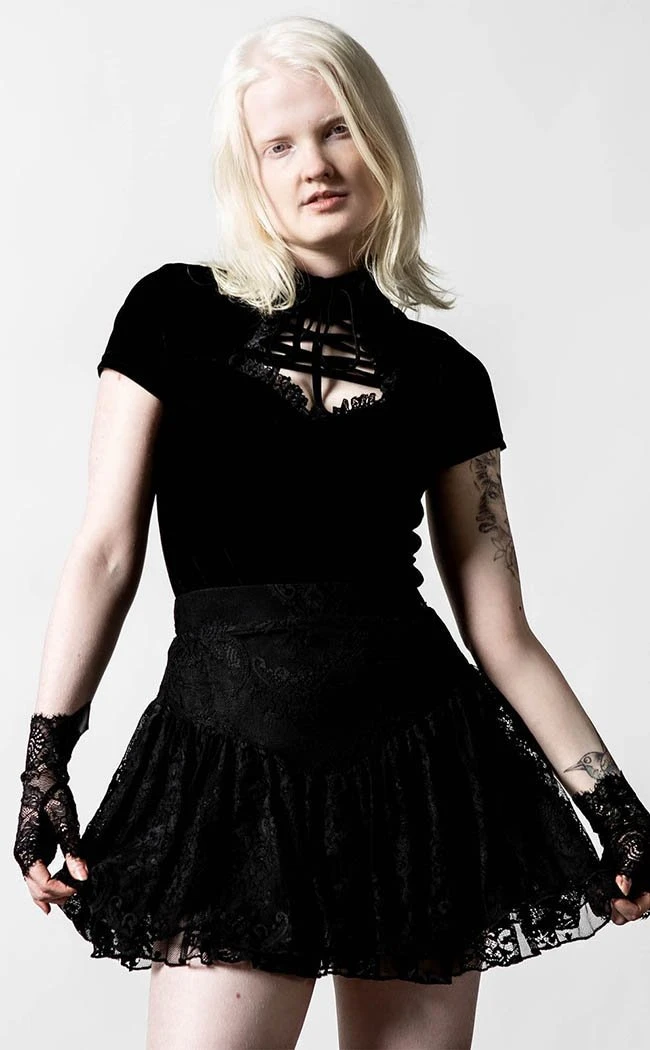 Killstar To Die For Lace Skirt Clothing 3 Killstar To Die For Lace Skirt Clothing