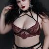 Killstar Clothing Tortured Souls Bra | Wine 2 Killstar Clothing Tortured Souls Bra | Wine