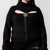 Killstar Clothing Touched By Darkness Sweater 1 Killstar Clothing Touched By Darkness Sweater