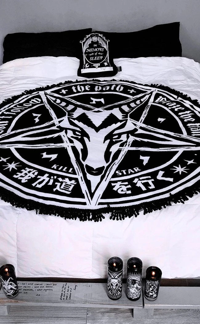 Killstar Home & Gifts Trailblazer Round Blanket 4 Killstar Home & Gifts Trailblazer Round Blanket