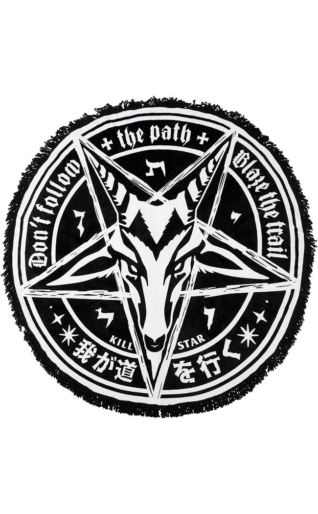 Killstar Home & Gifts Trailblazer Round Blanket 5 Killstar Home & Gifts Trailblazer Round Blanket