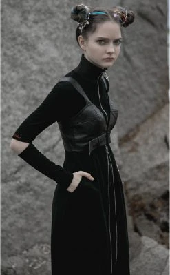 Punk Rave Clothing Tresspasser Biker Crop