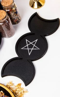 Tragic Beautiful Triple Goddess Trinket Tray