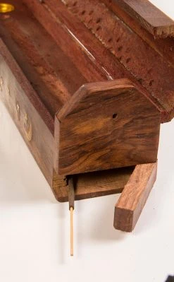 Triple Moon Box Incense Holder