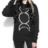 BlackCraft Clothing Triple Moon Hooded Pullover Sweater