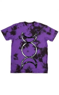 BlackCraft Clothing Triple Moon Purple Lightning Dye Tee 7 BlackCraft Clothing Triple Moon Purple Lightning Dye Tee