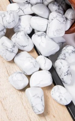 Crystals Tumbled Stones | Howlite Witchcraft
