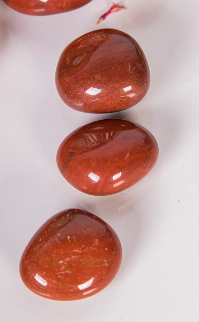 Crystals Tumbled Stones | Red Jasper 4 Crystals Tumbled Stones | Red Jasper