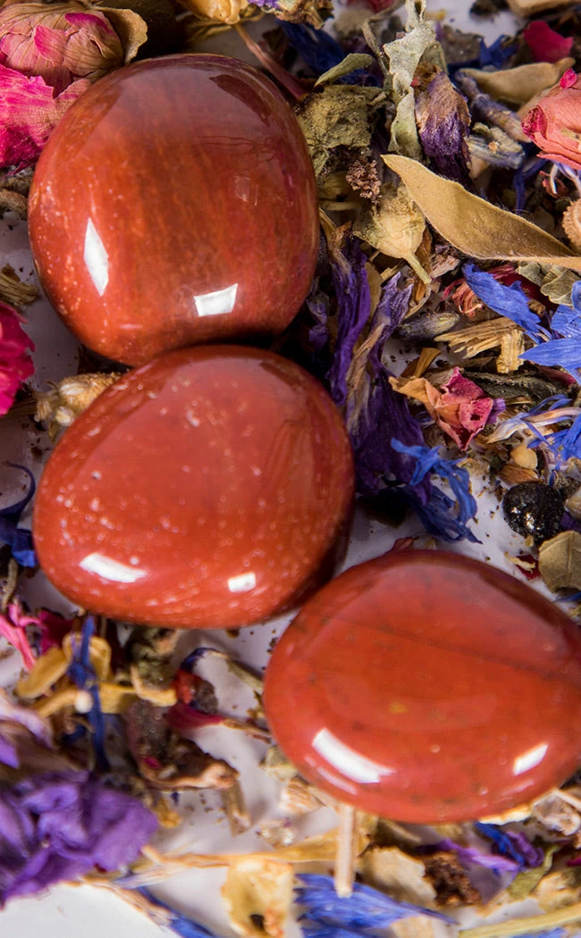 Crystals Tumbled Stones | Red Jasper 3 Crystals Tumbled Stones | Red Jasper