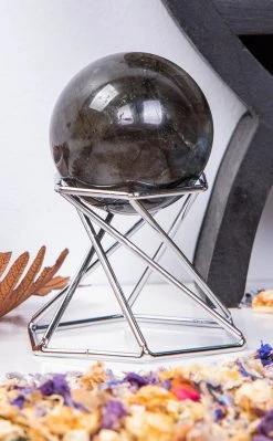 Crystals Witchcraft Twisted Crystal Ball Stand