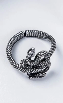 Gothic Jewellery Twisted Serpent Ring