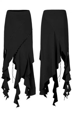 Punk Rave Clothing Unfortunate Soul Maxi Skirt 13 Punk Rave Clothing Unfortunate Soul Maxi Skirt
