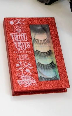 Evil Eye Cosmetics Unholy Lash Bible | Red Glitter