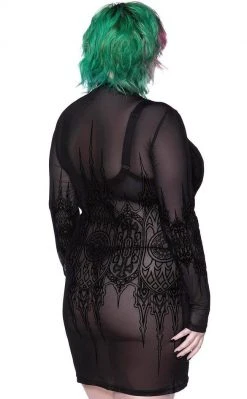 Killstar Clothing Unholy Matrimony Mesh Dress