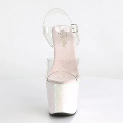 Pleaser Pole Shoes Unicorn-708LG Opal Glitter Heels