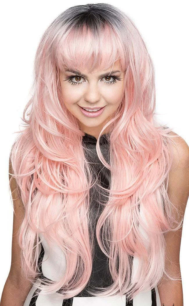 Rockstar Wigs Beauty Uptown Girl Pink Wig 3 Rockstar Wigs Beauty Uptown Girl Pink Wig