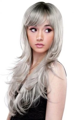 Rockstar Wigs Beauty Uptown Girl Silver Wig