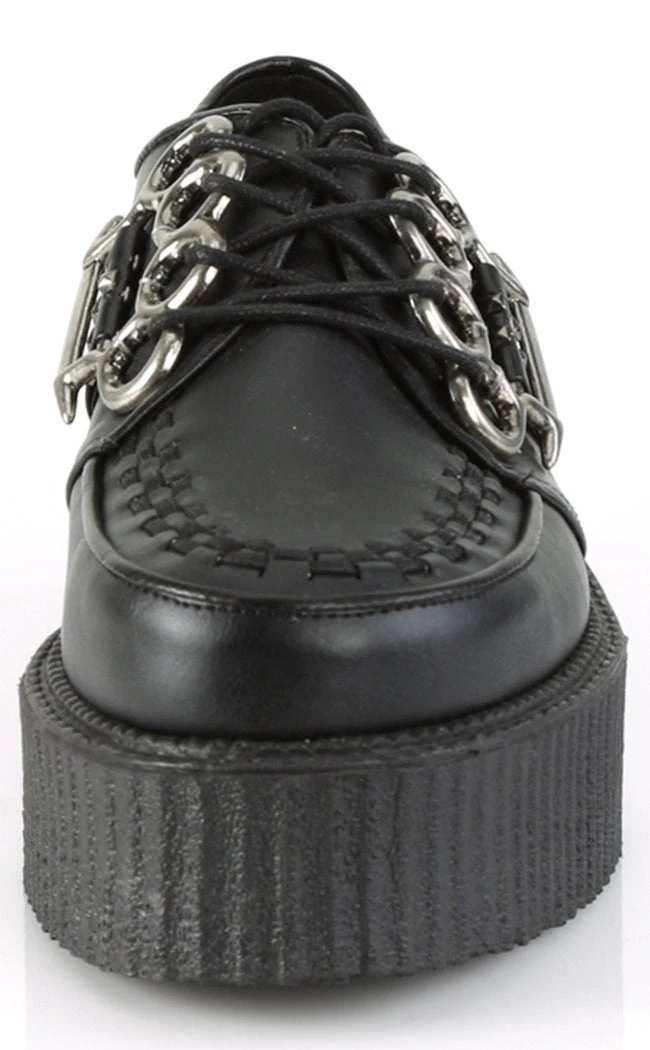 Demonia V-CREEPER-516 Black Vegan Leather Creepers Shoes 4 Demonia V-CREEPER-516 Black Vegan Leather Creepers Shoes