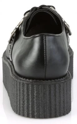 Demonia V-CREEPER-516 Black Vegan Leather Creepers Shoes 10 Demonia V-CREEPER-516 Black Vegan Leather Creepers Shoes
