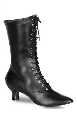 Funtasma VICTORIAN-120 Blk Pu Boots