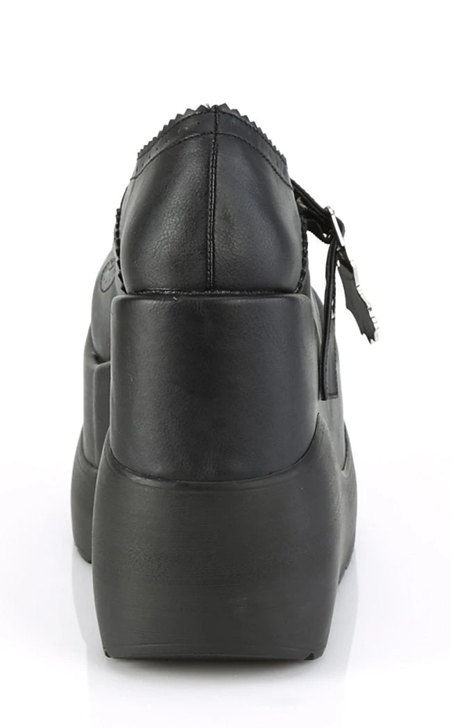 Demonia VOID-38 Matte Black Mary Jane Wedges 7 Demonia VOID-38 Matte Black Mary Jane Wedges
