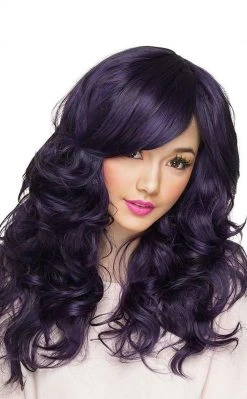 Rockstar Wigs Beauty Valentina Vamp Plum Wig
