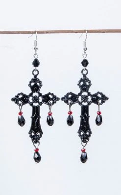 Gothic Jewellery Vampyre's Ball Earrings Accessories