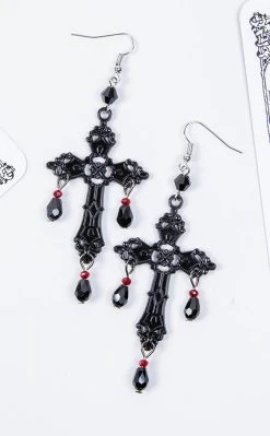 Gothic Jewellery Vampyre's Ball Earrings Accessories