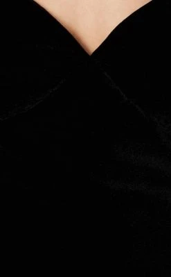 Black Friday Velour Goth Formal Dress | Black Clothing