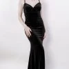 Black Friday Velour Goth Formal Dress | Black Clothing
