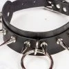 Cold Black Heart Chokers Venom Spiked Choker- Black & Silver