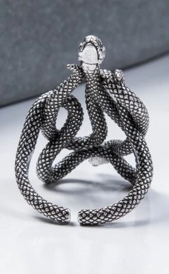 Gothic Jewellery Venomous Pair Ring